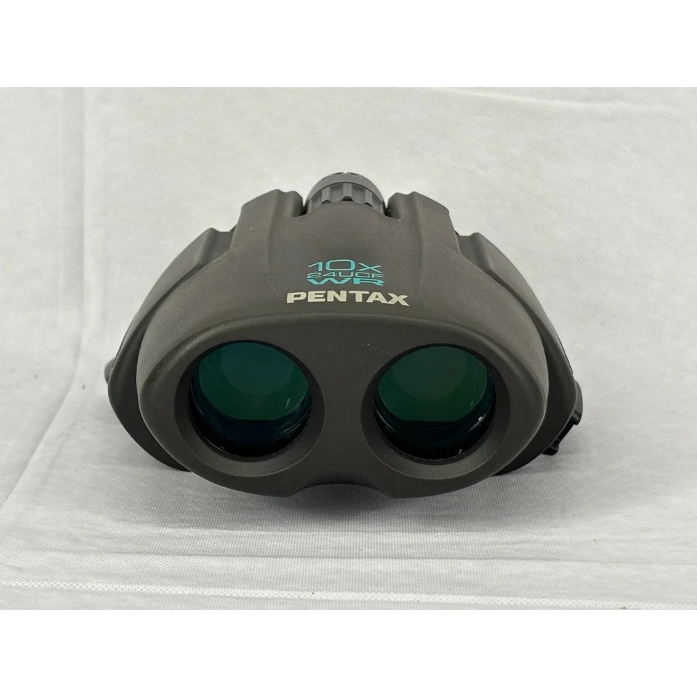 Pentax 10x24 UCF WR Compact Binoculars Weather Resistant Porro Prism Black
